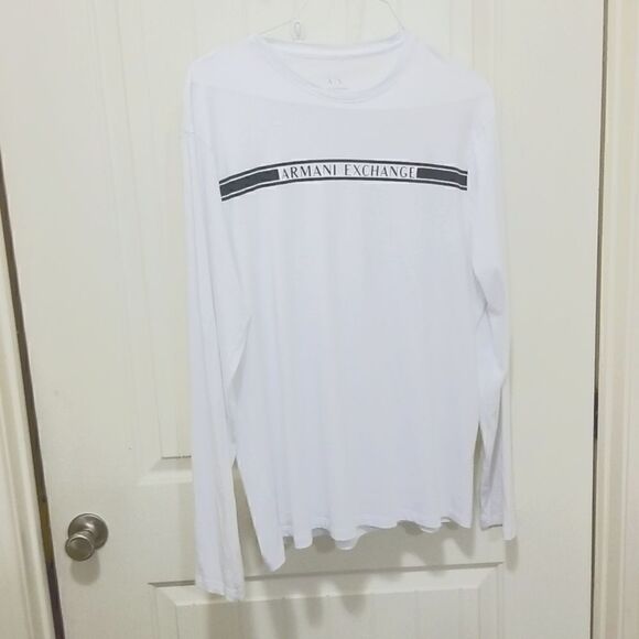 Armani Exchange Long sleeve Cotton t shirt Sz XL - Picture 1 of 6